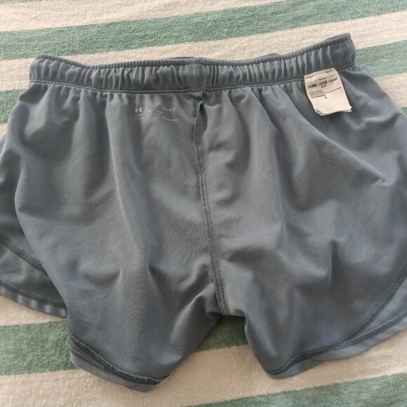 NWOT UNDER ARMOUR GRAY PATTERNED ATHLETIC / GYM SHORTS, SIZE "L" - Picture 10 of 14